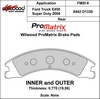 Pad Set, Promatrix, D1330